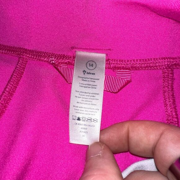 Ivivva Kids Girls Athletic Zipper Track Jacket Bright Pink Purple Gently Worn - Picture 7 of 11